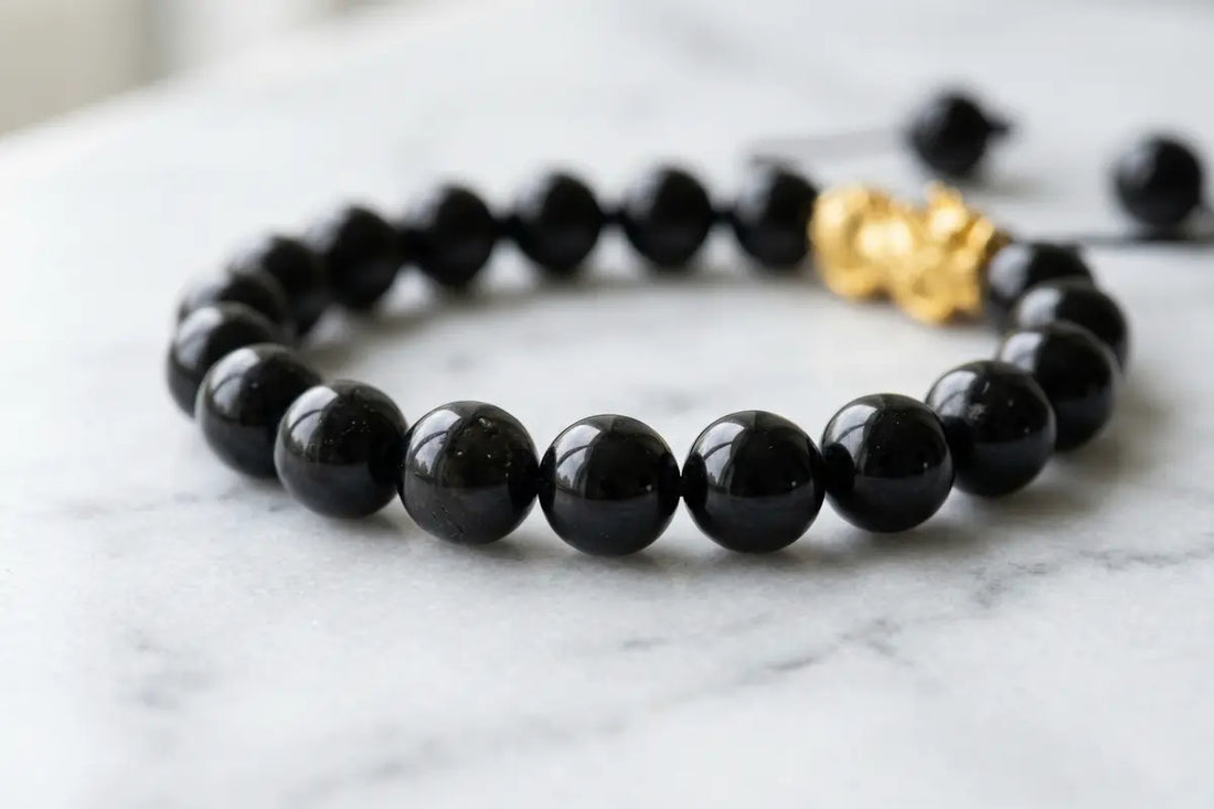 How to cleanse black obsidian bracelet — complete guide featuring authentic volcanic glass artisan jewelry from TrueZenBeads