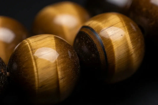 Who should wear tiger eye guide - natural chatoyant gemstone beads with golden tiger stripes