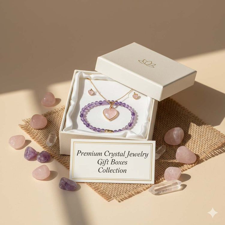 Premium Crystal Gift Boxes Collection - Curated Jewelry Sets for Gifting by TrueZenBeads