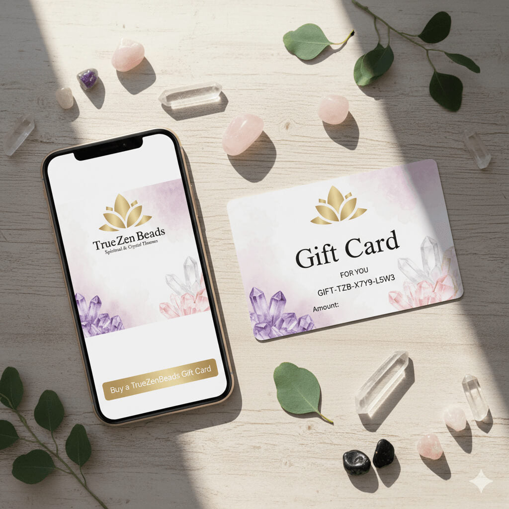 TrueZenBeads Gift Card - The perfect last-minute meaningful present for jewelry lovers.