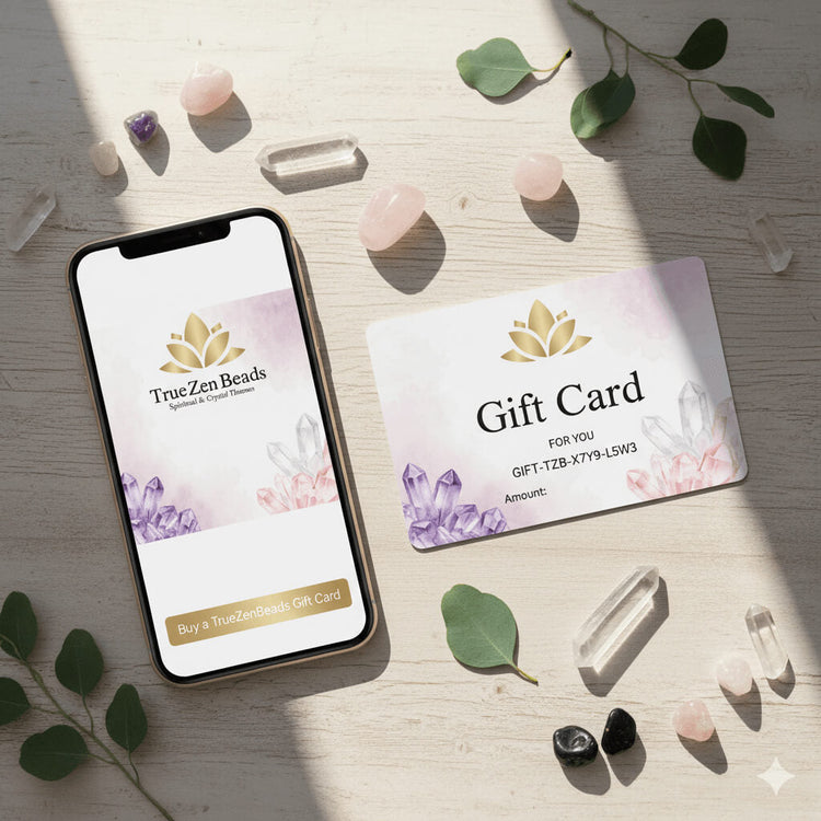 TrueZenBeads Gift Card - The perfect last-minute meaningful present for jewelry lovers.