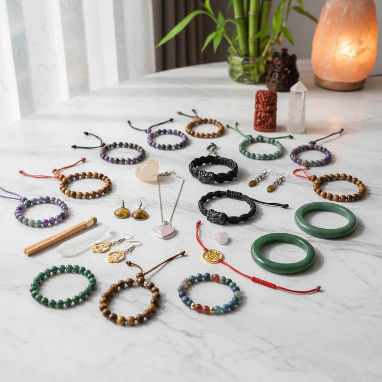 TrueZenBeads Official Collection featuring a full range of authentic Feng Shui jewelry and natural crystal talismans