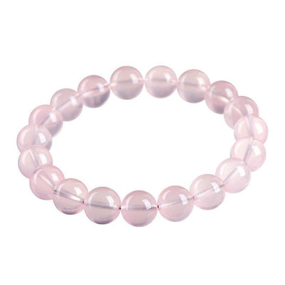 atural Rose Quartz Bracelet with AAA grade pink crystal beads