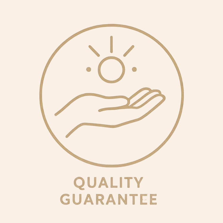 TrueZenBeads quality guarantee icon representing rigorous multi-stage inspection standards.