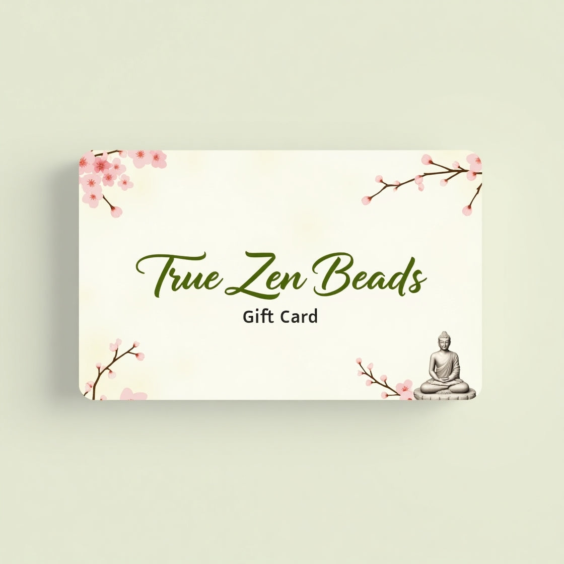 TrueZenBeads mindfulness gift card for spiritual jewelry and meditation gifts